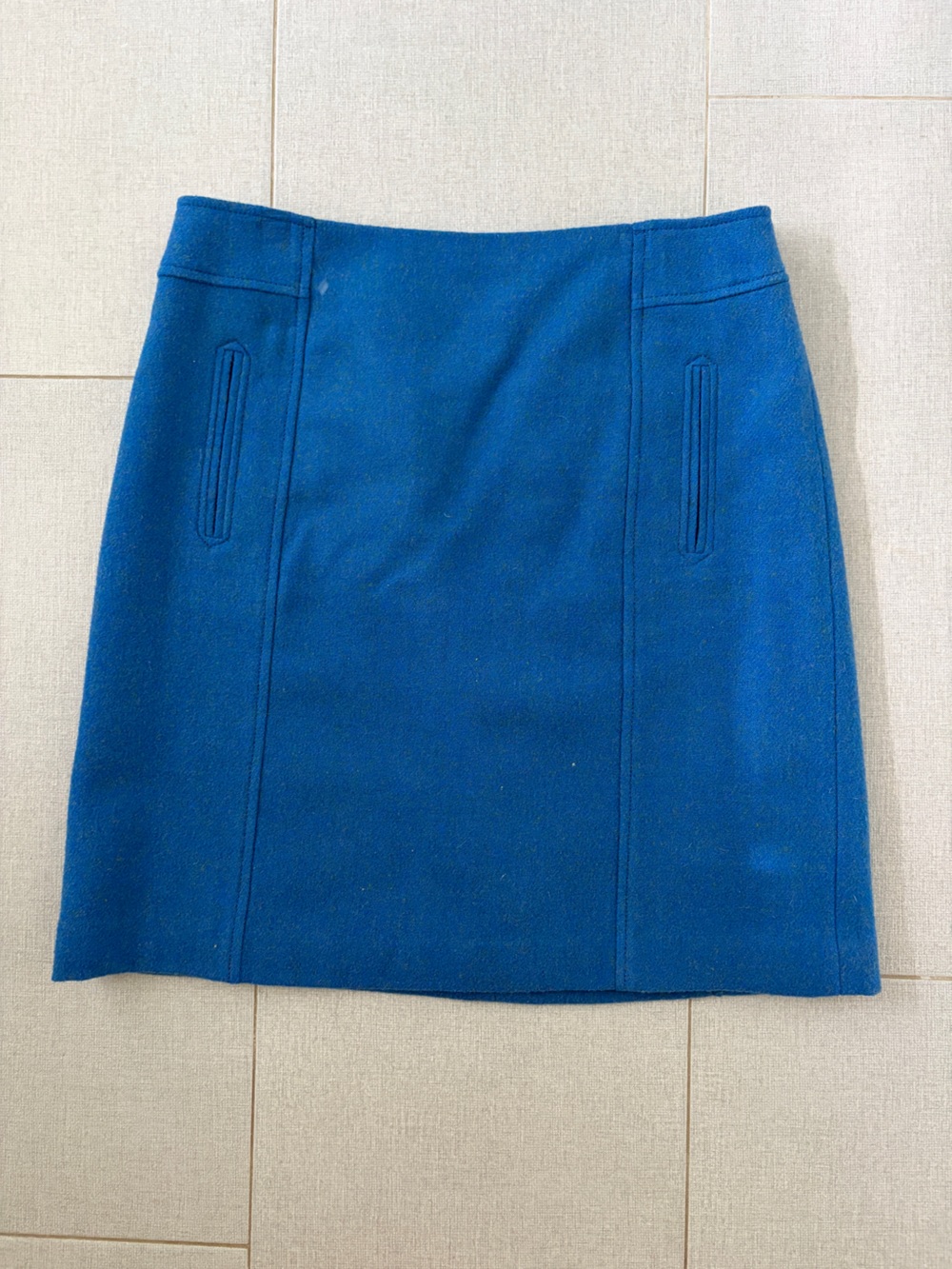 Talbots Royal Blue Wool Pencil Skirt